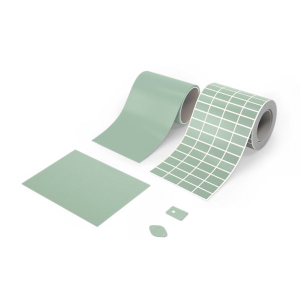 Bergquist TSP 1500 Series Self-Adhesive Thermal Interface Pad, 0.01 in Thick, 2 W/mK, 3000 in, 12in, Silicone