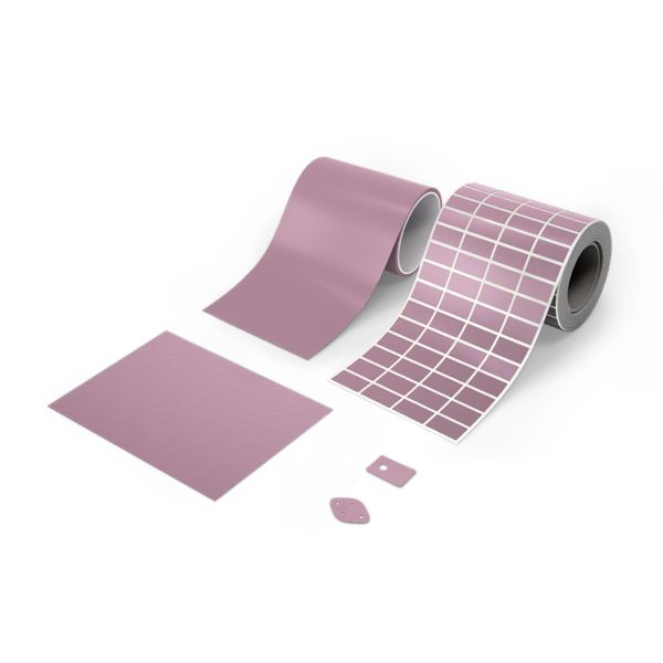 Bergquist 1600S Series Self-Adhesive Thermal Interface Pad, 0.009 in Thick, 1.6 W/mK, 1200 in, 7.87in, Silicone