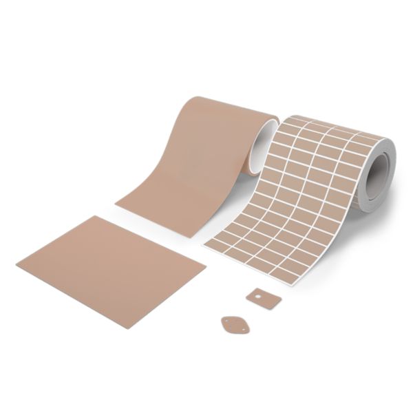 Bergquist K1300 Series Self-Adhesive Thermal Interface Pad, 0.006 in Thick, 1.3 W/mK, 12 in, 11.5in, Silicone