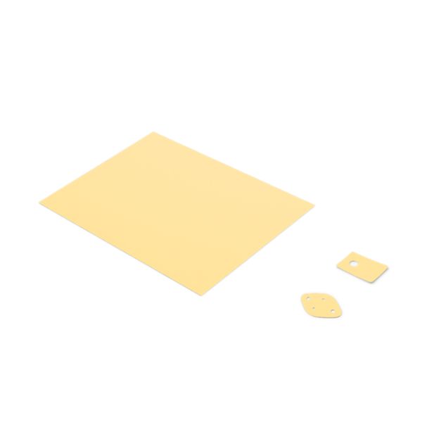 Bergquist PPK1300 Series Self-Adhesive Thermal Interface Pad, 0.006 in Thick, 1.3 W/mK, 12 in, 12in, Polyester