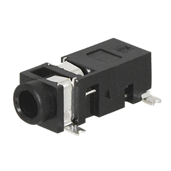 Same Sky Jack Connector 2.5 mm Surface Mount Male Jack Connector, 1A