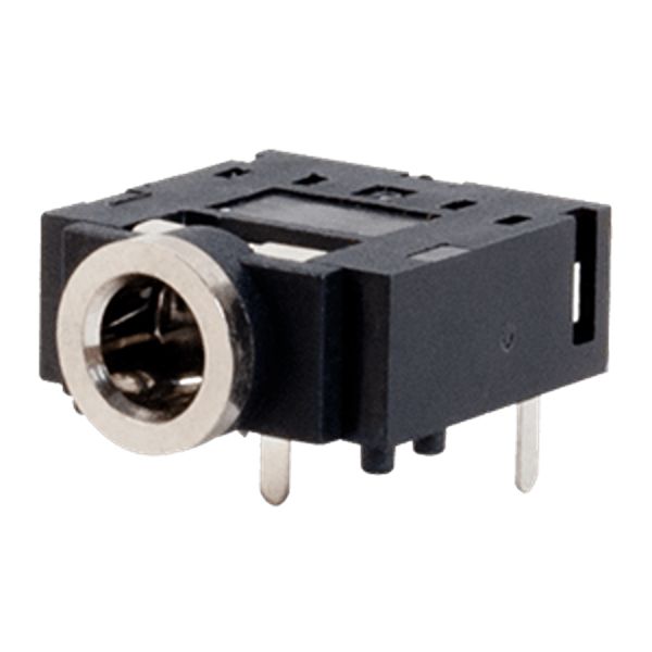 Same Sky Jack Connector 3.5 mm Through Hole Male Jack Connector, 1A