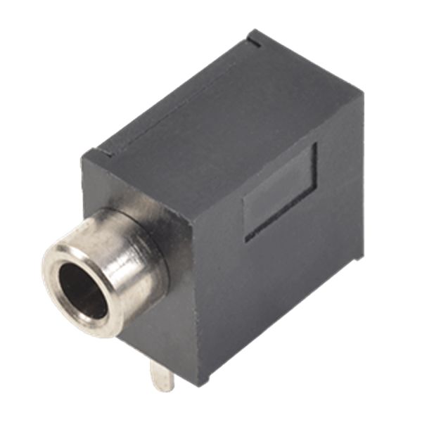 Same Sky Jack Connector 3.5 mm Through Hole Male Jack Connector, 1A