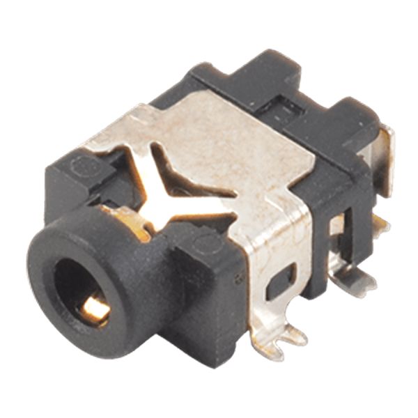 Same Sky Jack Connector 2.5 mm Surface Mount Female Jack Connector, 0.3A