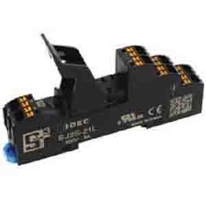 Idec SJ 8 Way 300V ac DIN Rail Relay Socket, for use with RJ & RF2S