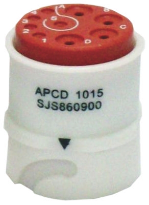 Amphenol PCD US, Twist & Lock, Stainless Steel Straight 9 Way MIL Spec Circular Connector Female, Male Contacts,Shell