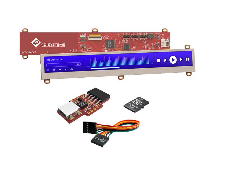 4D Systems SK-104D SK-104D Starter Kit 10.4 in TFT Starter Kit With DIABLO-16 Graphics Processor for Display Development