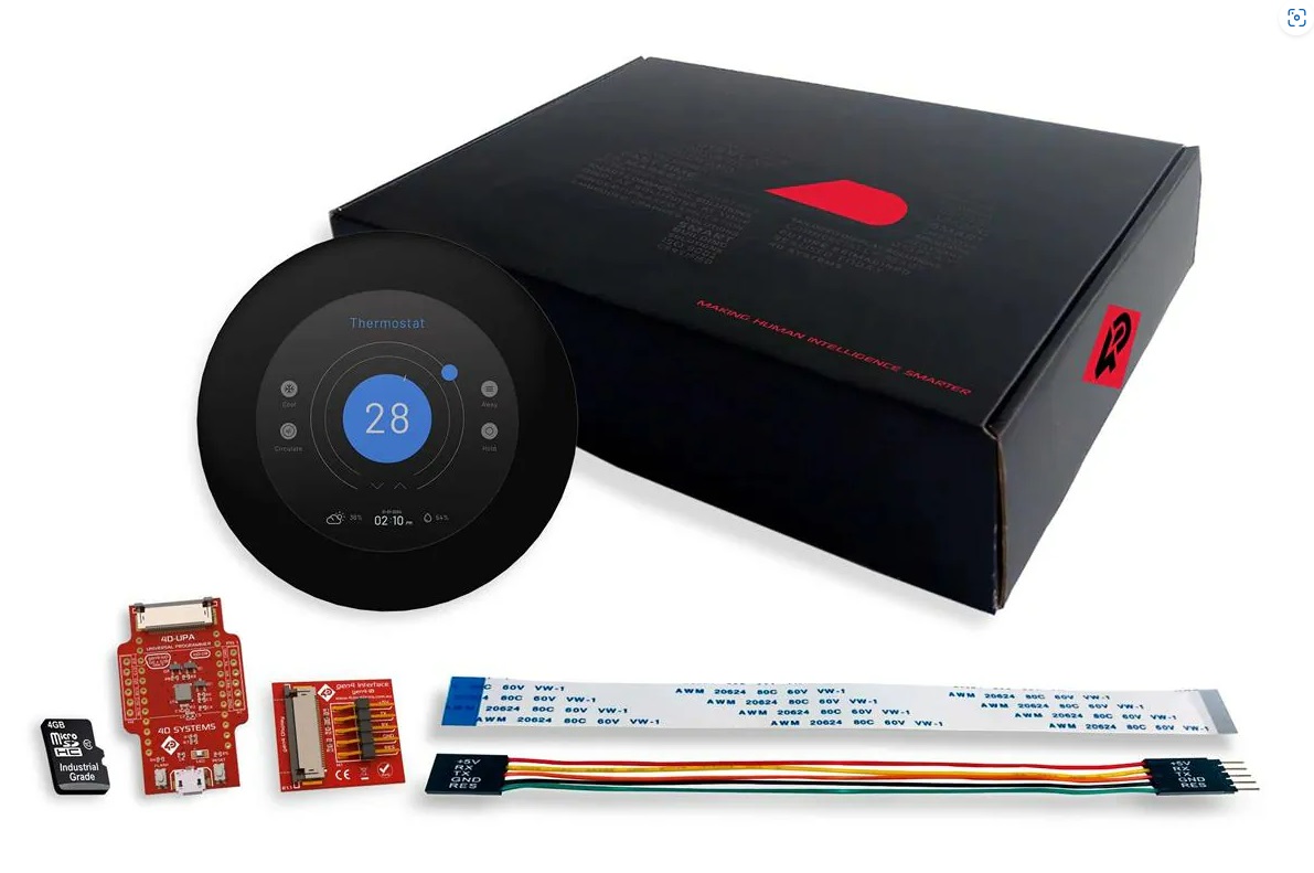 4D Systems SK-480RD-CTP-CLB SK-480RD-CTP-CLB Starter Kit 1.47 in TFT Starter Kit With DIABLO-16 Graphics Processor for