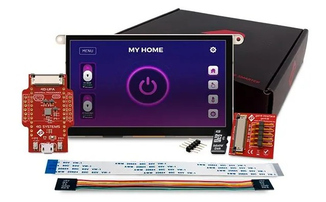 4D Systems SK-GEN4-70DCT-WVA SK-GEN4-70DCT-WVA 7 in TFT Starter Kit With gen4-uLCD-70DCT-WVA for gen4-uLCD-70DCT-WVA