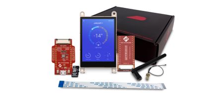 4D Systems SK-GEN4-ESP32-32CT GEN4-ESP32-32CT Starter Kit 3.2 in TFT Starter Kit With ESP32 SoC for Display Development
