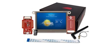 4D Systems SK-GEN4-ESP32-43T GEN4-ESP32-43T Starter Kit 4.3 in TFT Starter Kit With ESP32 SoC for Display Development