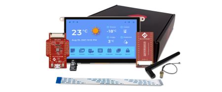 4D Systems SK-GEN4-ESP32-70CT GEN4-ESP32-70CT Starter Kit 7 in TFT Starter Kit With ESP32 SoC for Display Development