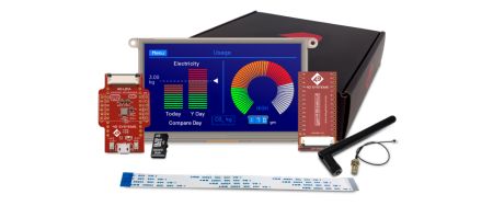 4D Systems SK-GEN4-ESP32-70T GEN4-ESP32-70T Starter Kit 7 in TFT Starter Kit With ESP32 SoC for Display Development