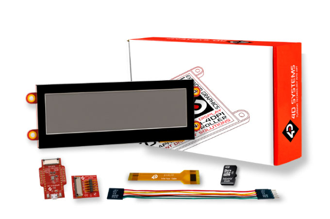 4D Systems SK-pixxiLCD-39P4-CTP pixxiLCD-39 3.9 in TFT Starter Kit With pixxiLCD-39P4-CTP, pixxiLCD-39P4 for pixxiLCD-39