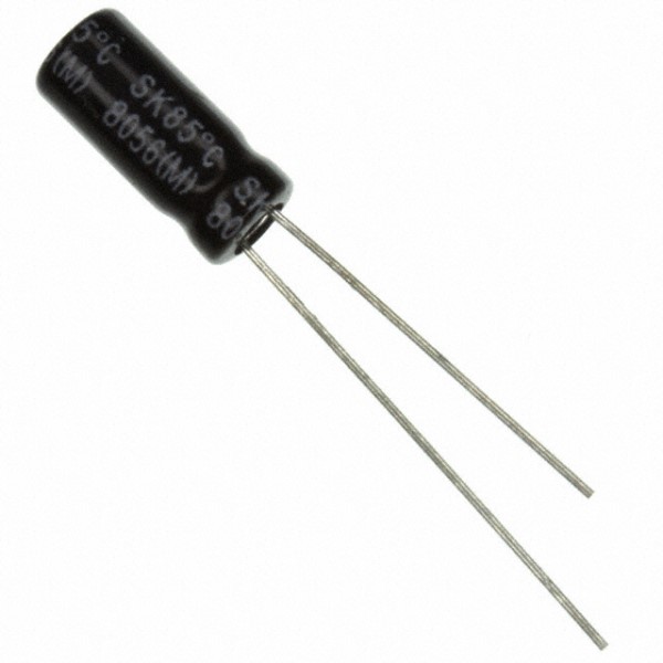 Cornell-Dubilier 1 μF Aluminium Electrolytic Capacitor 50V dc, Radial - SK010M050ST Radial