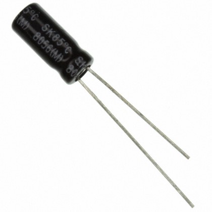 Cornell-Dubilier 10 μF Aluminium Electrolytic Capacitor 35V dc, Radial - SK100M035ST Radial