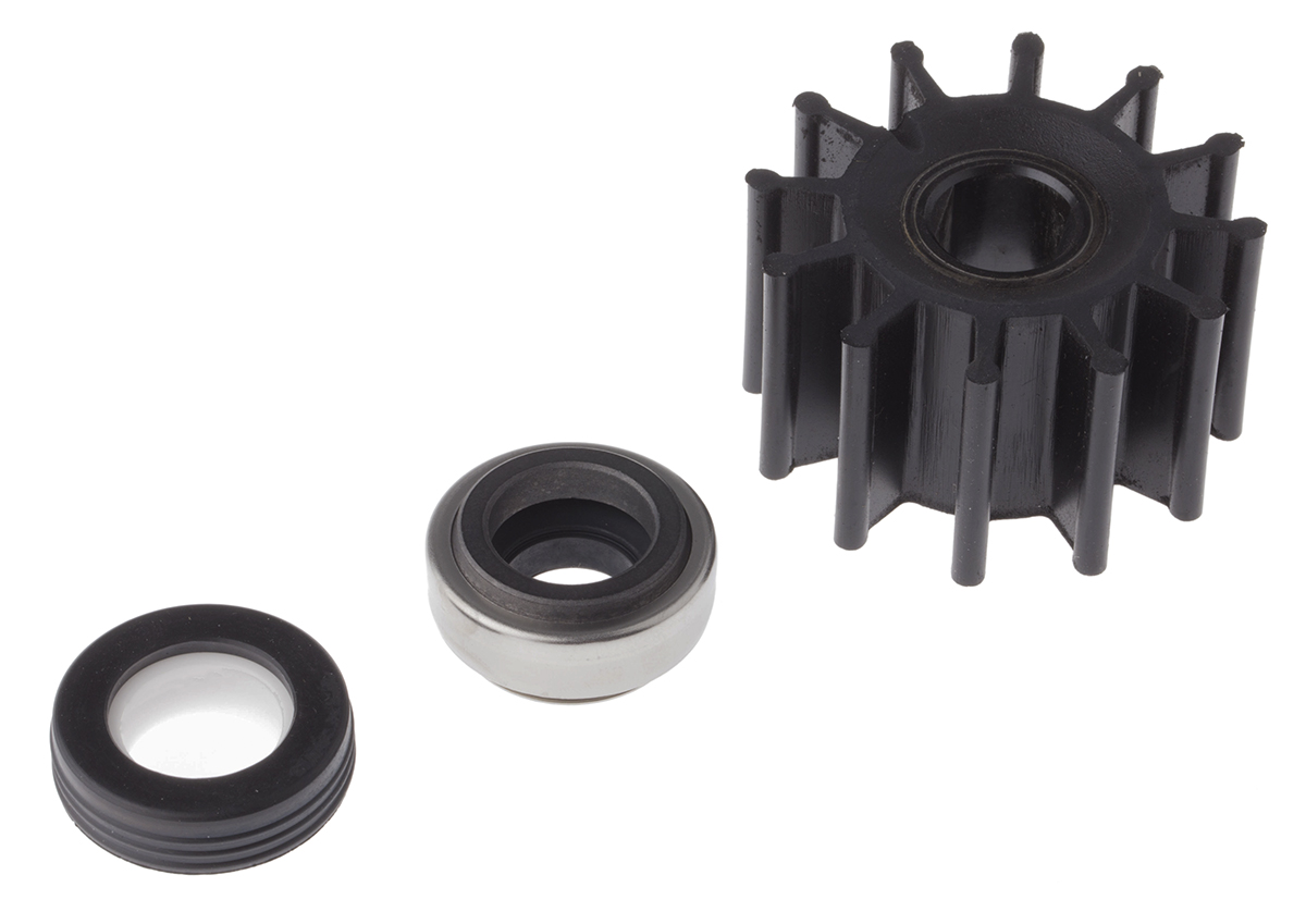 Xylem Jabsco Pump Accessory for use with 53040 Dockside Utility Pump (1) Mechanical Shaft Seal, (1) Impeller, (1)