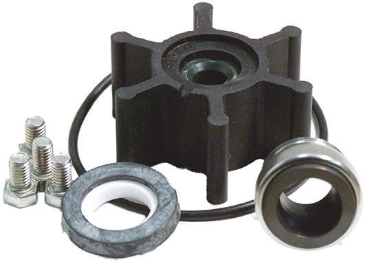 Xylem Jabsco Pump Accessory for use with Flexible Impeller Pump Seal, O-Ring, Impeller, End Cover Screw