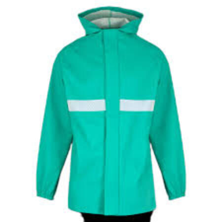 Skytec Chem FR Green Jacket Velcro, M 1 EA