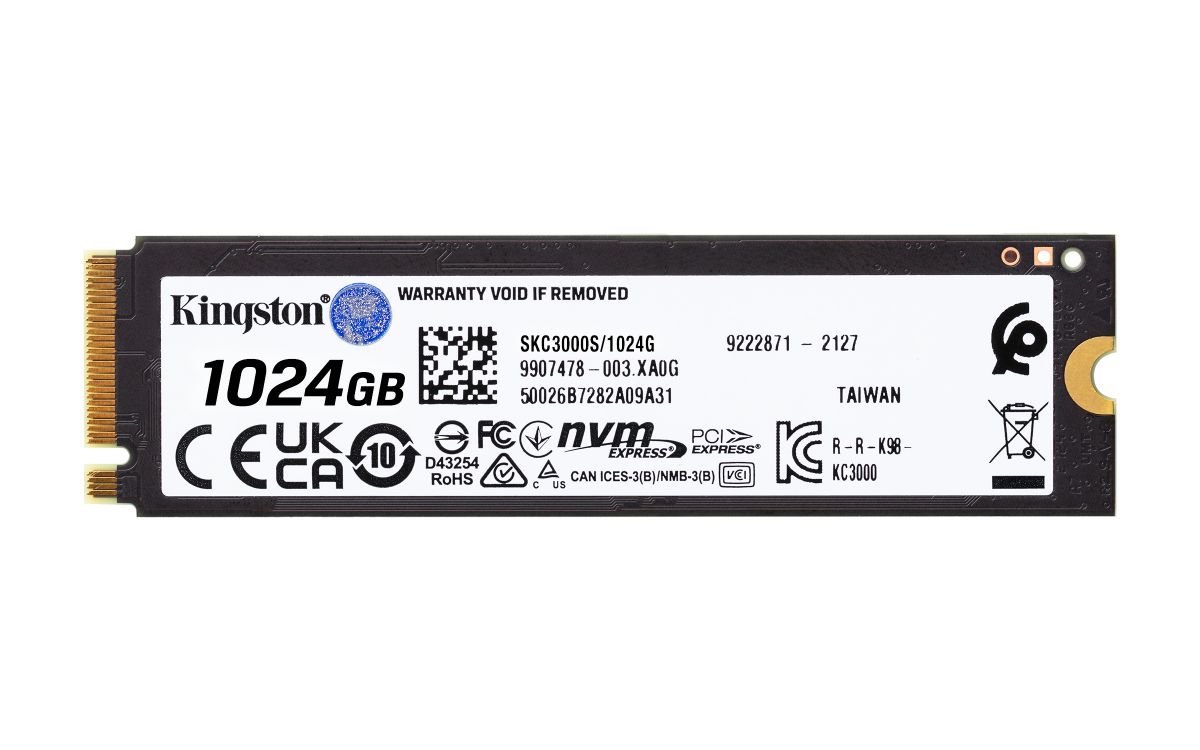 Kingston KC3000 M.2 (2280) 1.02 TB Internal SSD