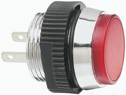 Signal Construct SKCD Series, Red Panel Mount Indicator, Tab Termination 28V, IP67, 16 mm