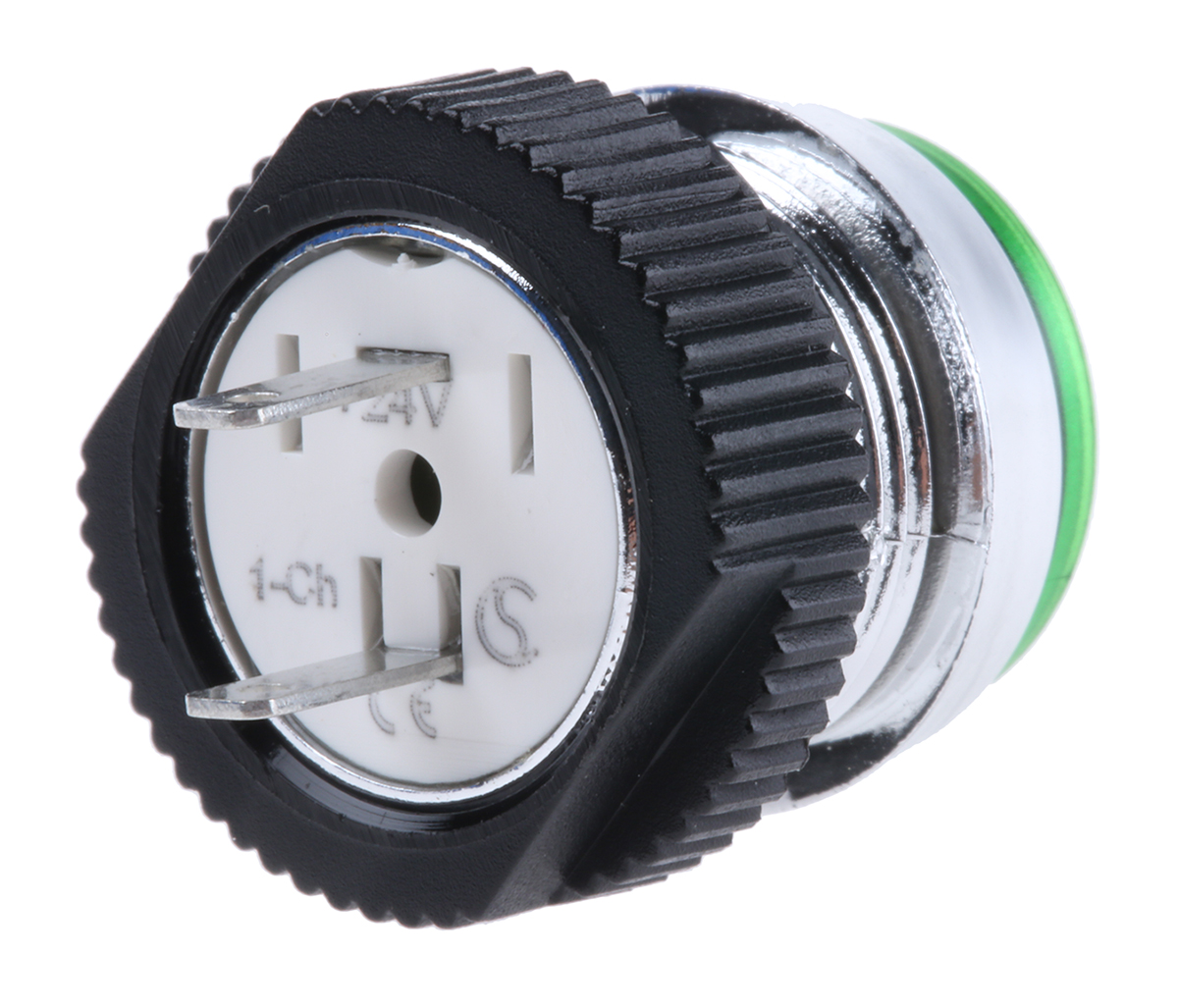skcd-16714 Signal Construct Green Panel Mount Indicator, 24V, 28 V, IP67