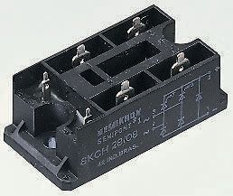 Semikron Danfoss SKCH 28/12, Controllable Bridge Rectifier 1200 V, 30 A 100 mA 0.32 kA 2.25 V