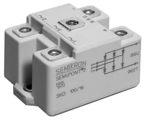 Semikron Bridge Rectifier, 1600 V 1150 A, 4-Pin Bridge