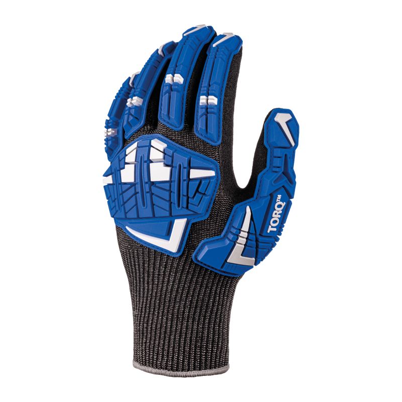 Skytec TORQ TYPHOON Black, Grey High Performance Polyethylene Work Gloves, Size 9, Nitrile Foam Coating
