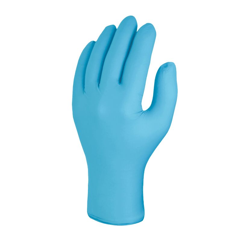 Skytec TX424 Blue Nitrile Disposable Gloves, Size 2XL, 100 per Pack