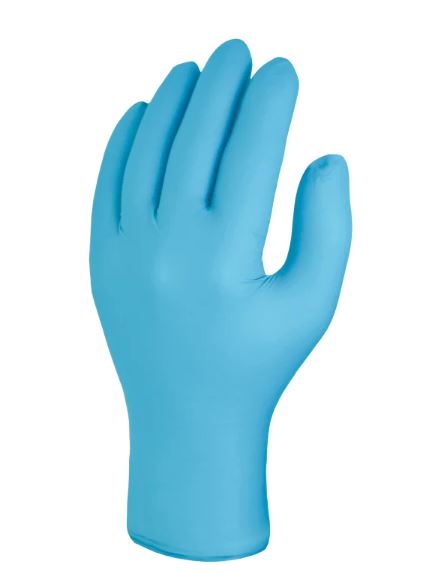 Skytec TX424 Blue Nitrile Disposable Gloves, Size 2XL, 90 per Pack