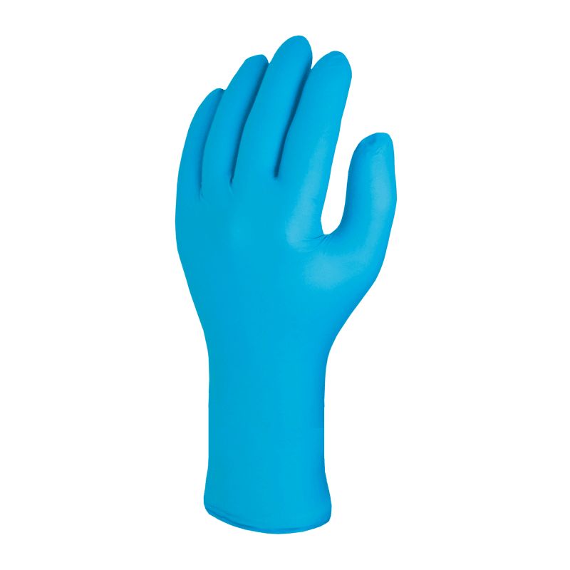 Skytec TX428 Blue Nitrile Disposable Gloves, Size L, 100 per Pack