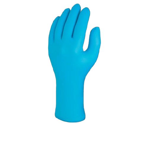 Skytec Blue Nitrile Disposable Gloves, Size 7/S, 8/M, 9/L, 10/XL, 100 per Pack