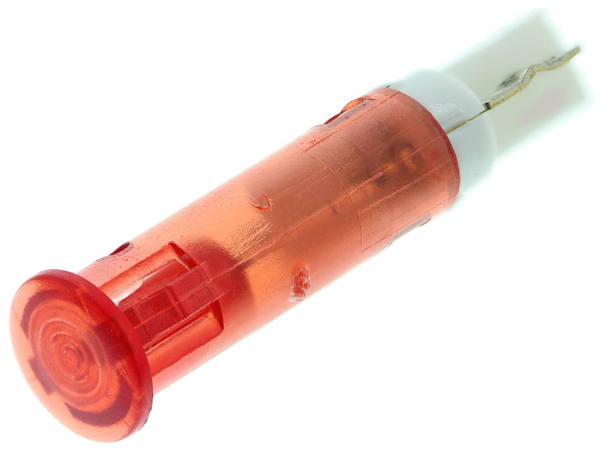 Signal Construct SKGD Series, Red Panel Mount Indicator, Solder Tab Termination 28V, IP67, 5 mm
