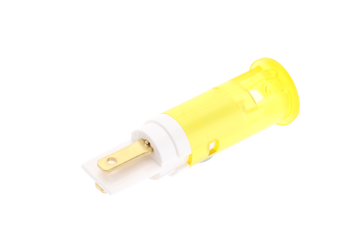 skgh10124 Signal Construct Yellow Panel Mount Indicator, 24V, 28 V Panel Mount