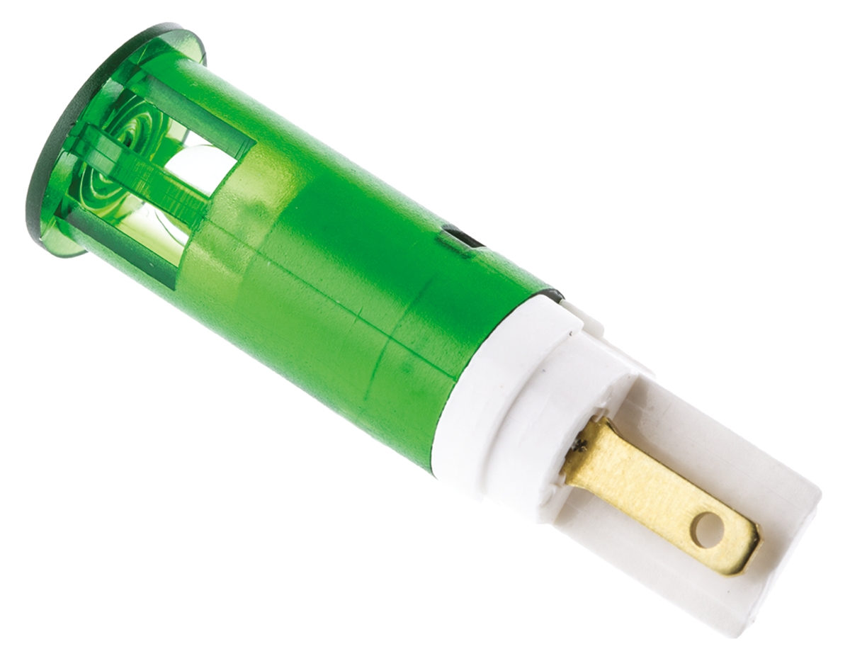 skgh10724a Signal Construct Green Panel Mount Indicator, 24V, 28 V Panel Mount