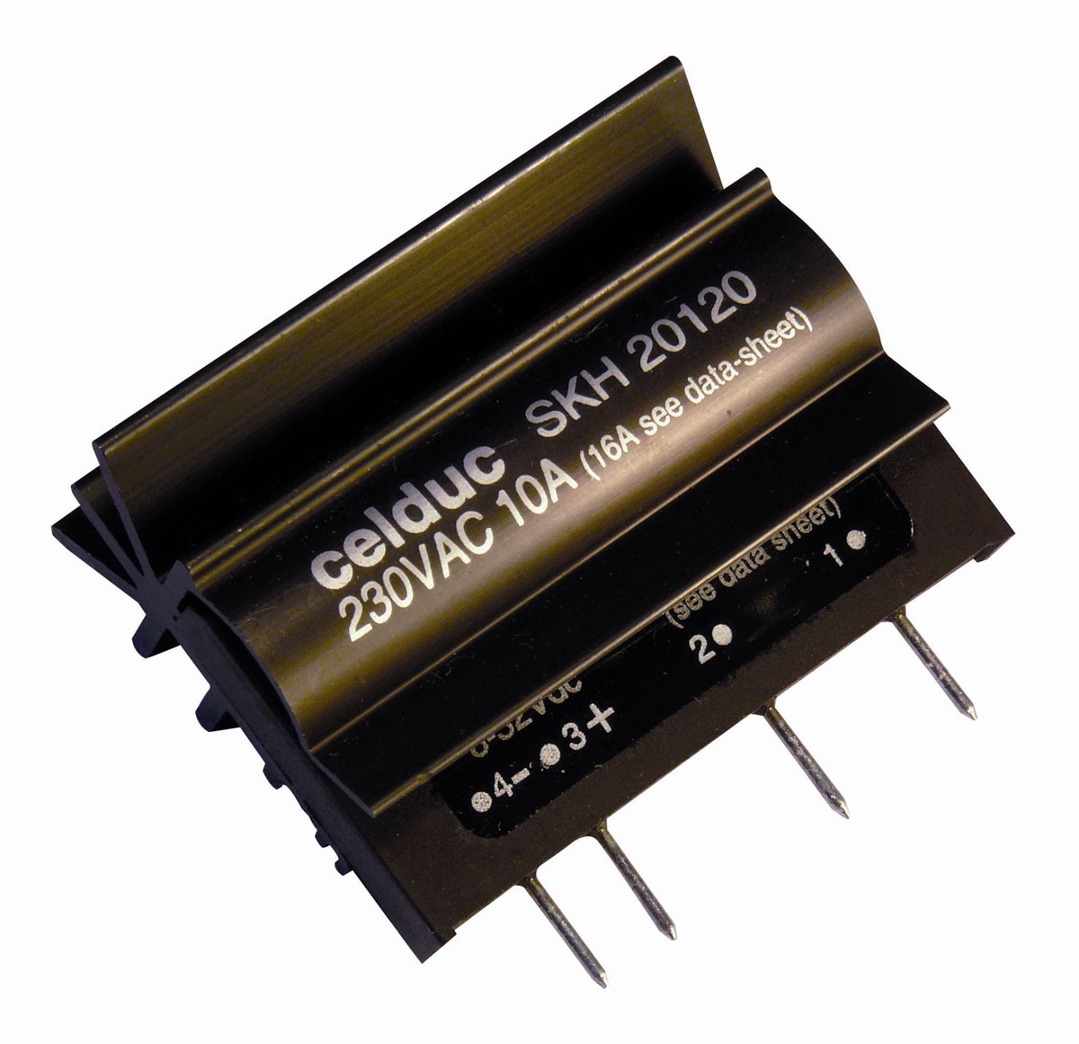 Celduc SKH20120 Series Solid State Relay, 16 A Load, Printed Circuit Board Mount, 280 V Load, 32V Control