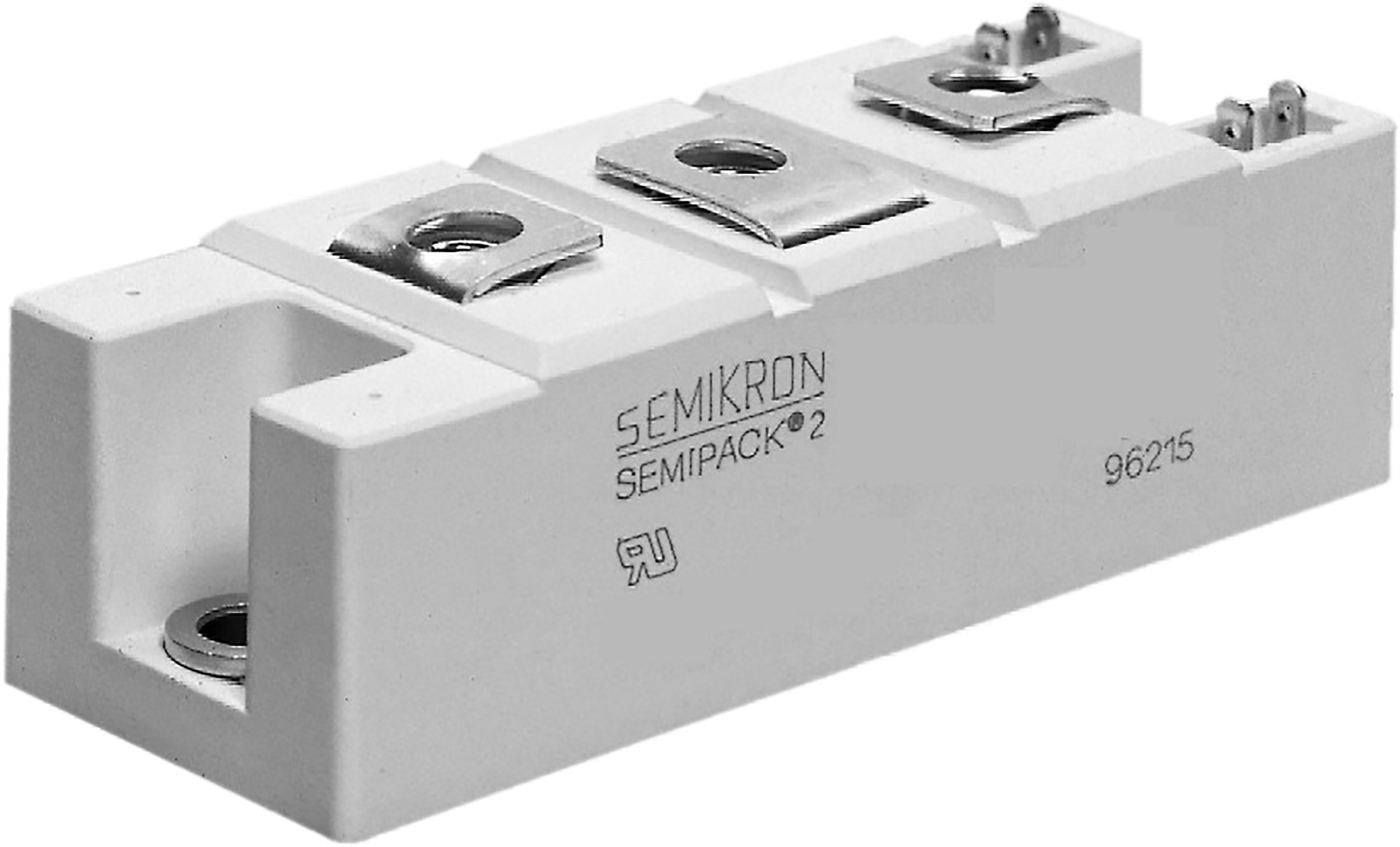 Semikron Danfoss SKKH 162/18 E, Diode/Thyristor Module SCR 1800 V 5.4 kA, 156 A 150 mA 1.6 V SEMIPACK2 5-Pin