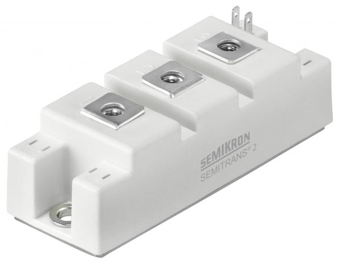 Semikron Danfoss SKM100GAL12T4, Type N-Channel IGBT Module, 160 A 1200 V SEMITRANS 2 GAL, Surface