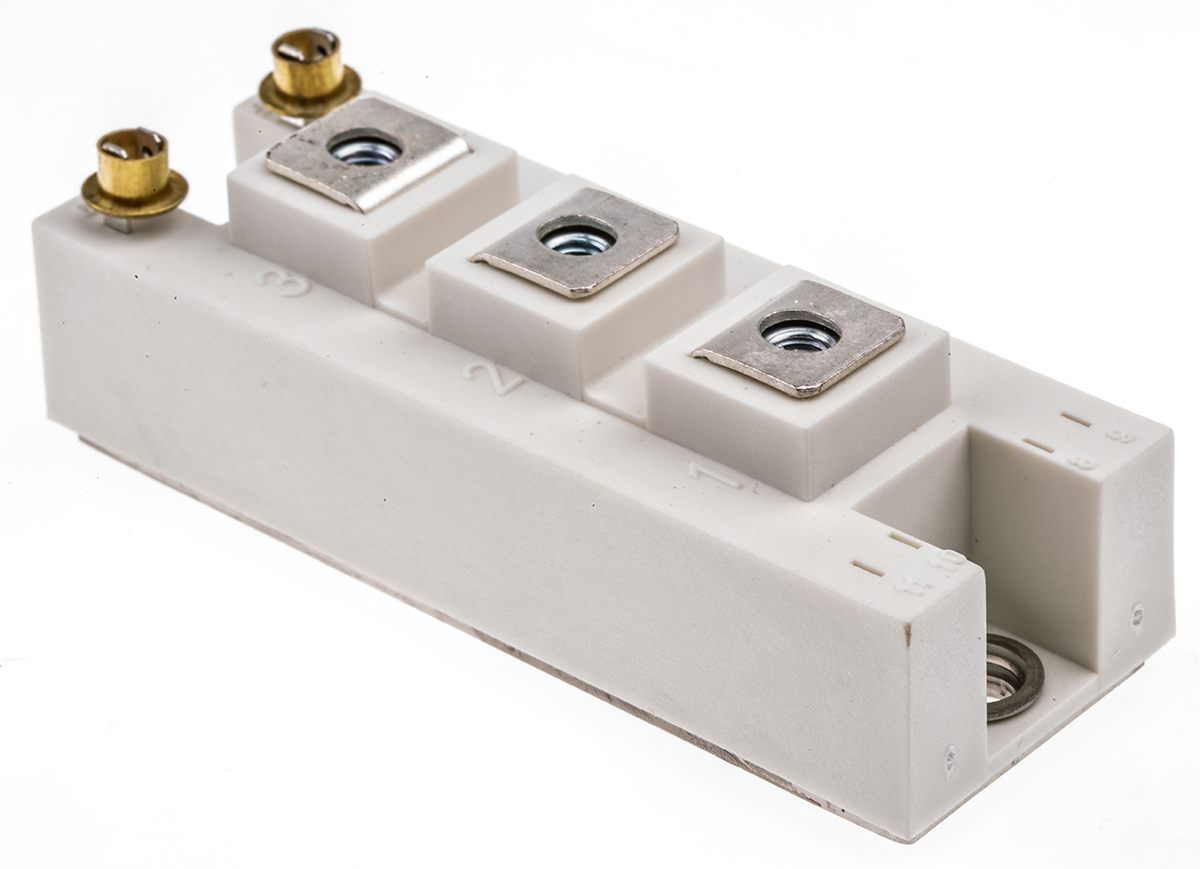 skm100gb125dn Semikron Danfoss SKM100GB125DN, Type N-Channel Dual Half Bridge IGBT Module, 100 A 1200 V, 7-Pin SEMITRANS, Panel