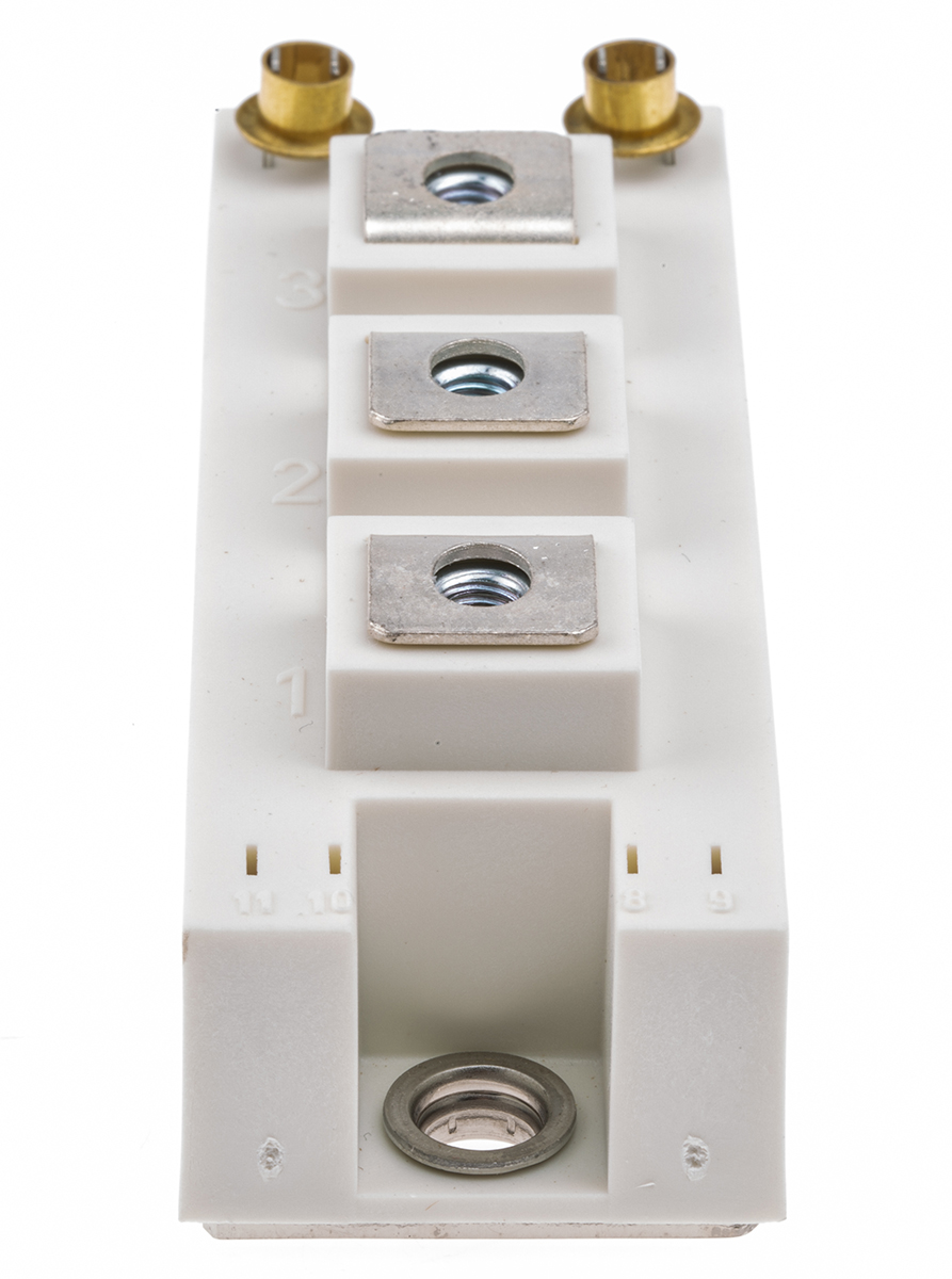 skm100gb125dn Semikron Danfoss SKM100GB125DN, Type N-Channel Dual Half Bridge IGBT Module, 100 A 1200 V, 7-Pin SEMITRANS, Panel