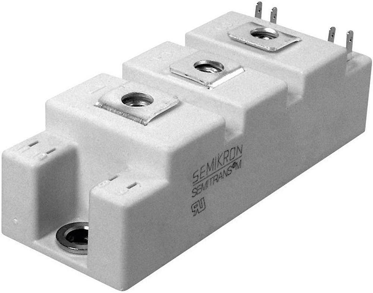 Semikron Danfoss SKM100GB176D, Type N-Channel IGBT Module, 125 A 1700 V, 7-Pin SEMITRANS, Panel