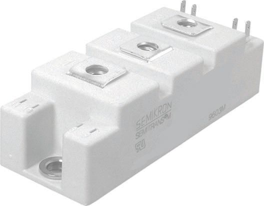Semikron Danfoss SKM150GAR12T4, Type N-Channel Fast IGBT4 Module, 232 A 1200 V, 5-Pin SEMITRANS2, Surface