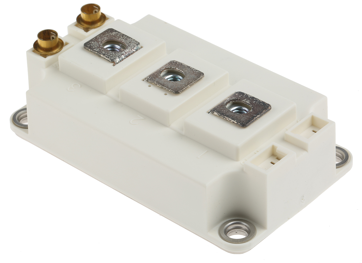 skm200gb125d Semikron Danfoss SKM200GB125D, Type N-Channel IGBT Module, 200 A 1200 V, 3-Pin SEMITRANS, Panel