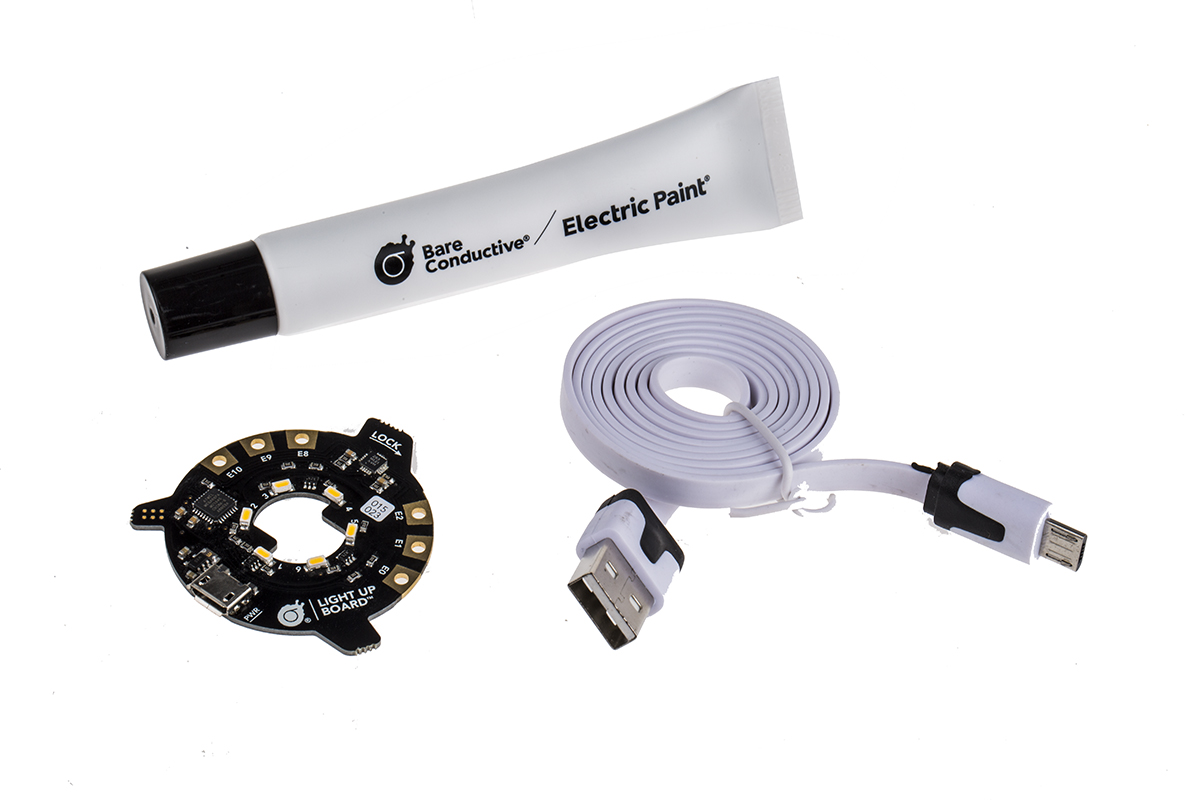 sku-1107 Bare Conductive SKU-1107 for Low DC voltage circuits, microcontrollers, PCBs, Raspberry Pi, Arduino for Electric Paint