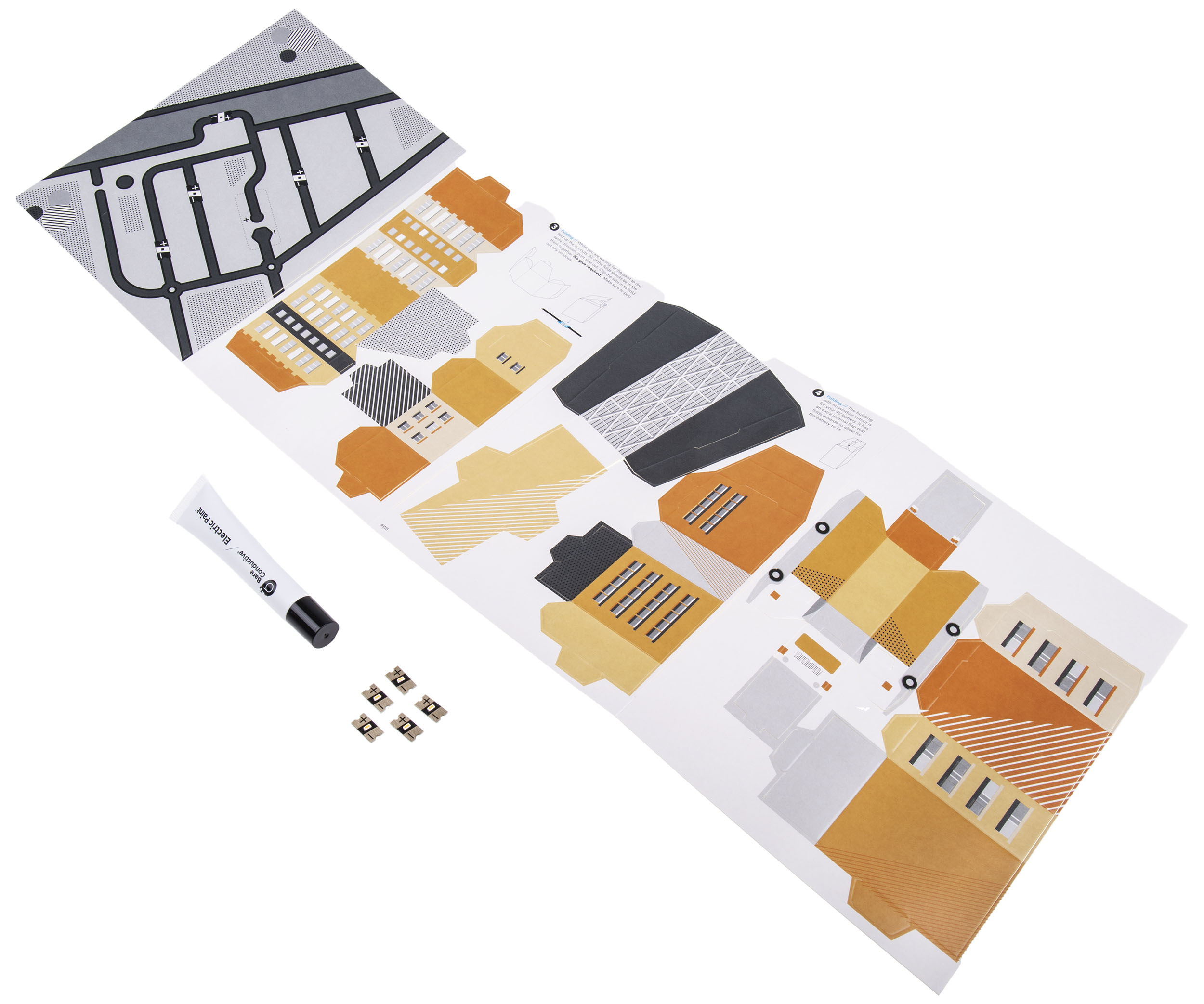 sku-1510 Bare Conductive SKU-1510 Electric Paint Circuit Kit Development Board