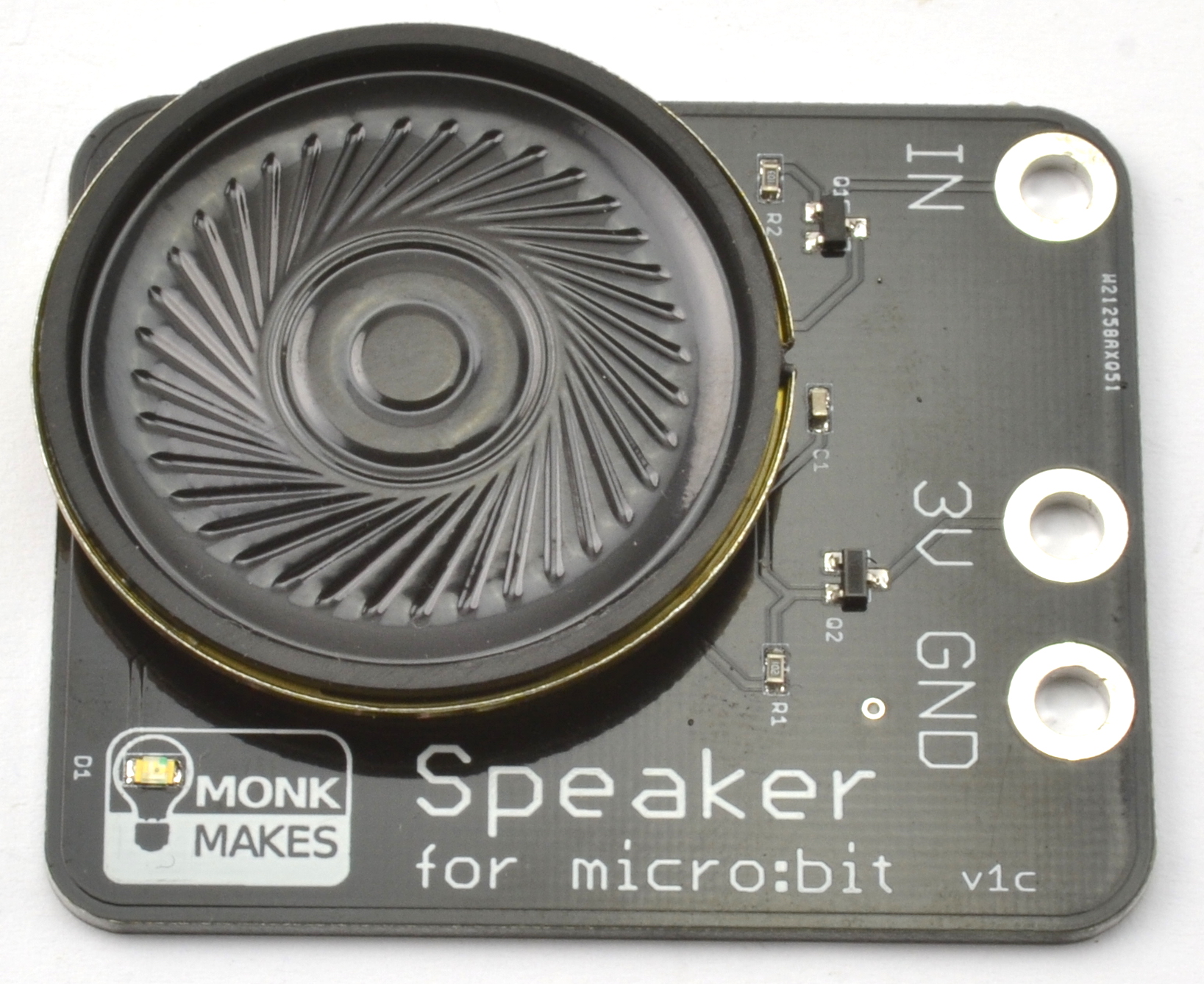 Monk Makes SKU00060 BBC Micro:bit Add-on Speaker Kit for Micro bit