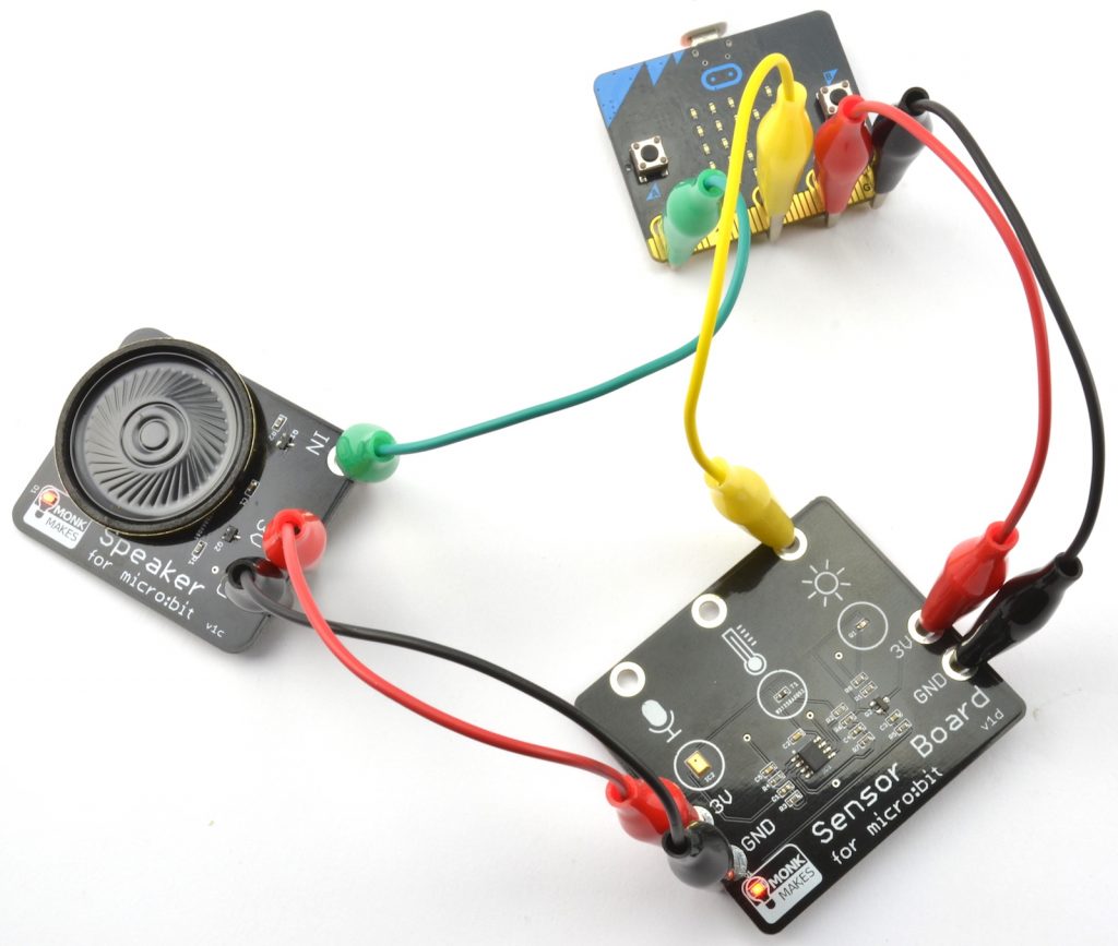 sku00063 Monk Makes SKU00063 BBC Micro:bit Add-on Starter Kit for Micro bit