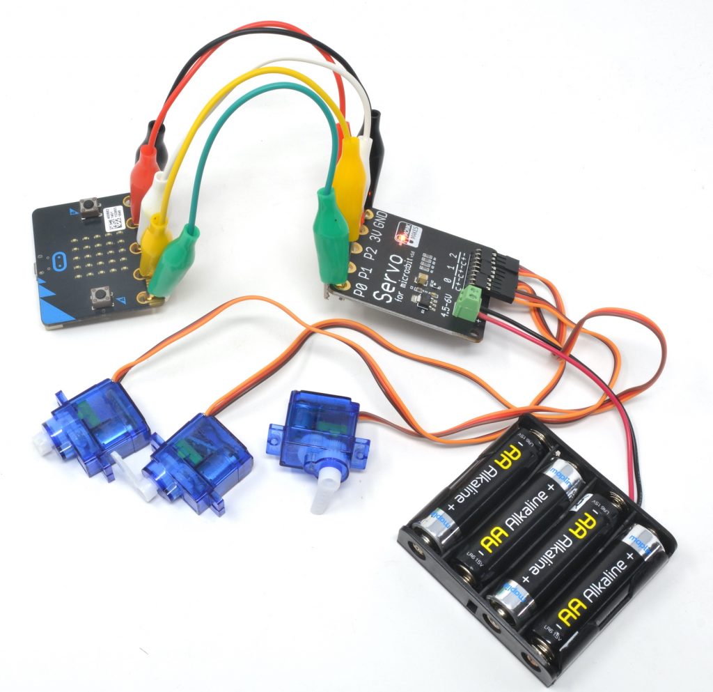 sku00075 Monk Makes SKU00075 BBC Micro:bit Add-on Servo Kit for Micro bit