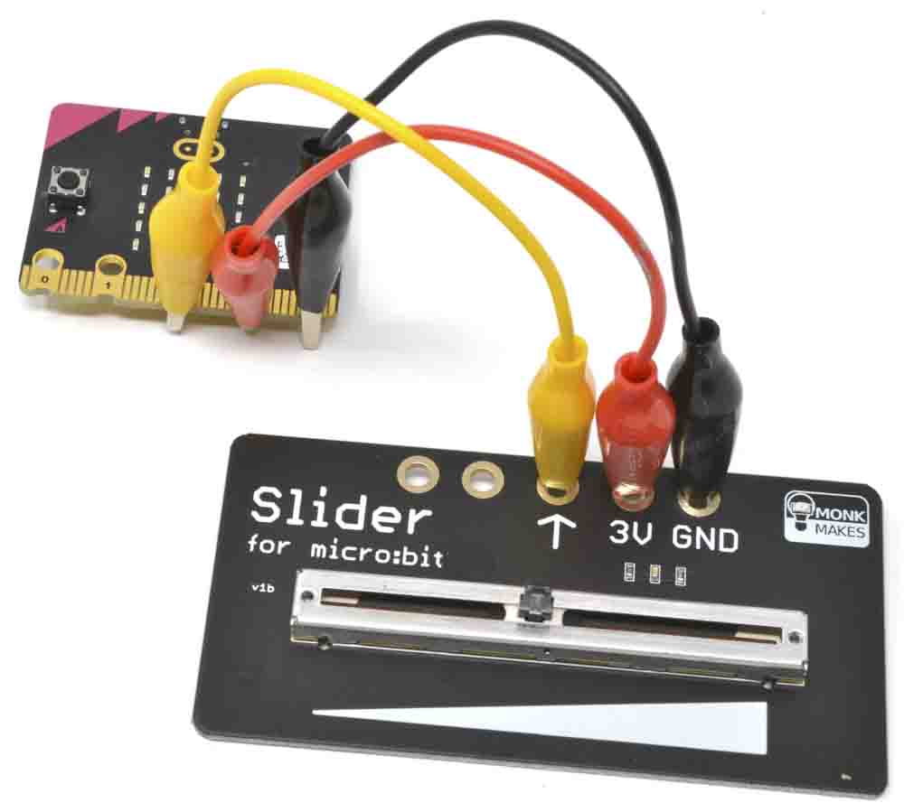 sku00085 Monk Makes SKU00085 BBC Micro:bit Add-on Slider for Micro bit